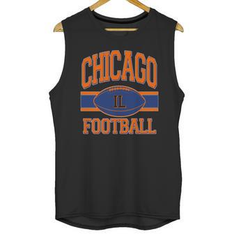 Classic Chicago Il Football Fan Logo Unisex Tank Top | Favorety