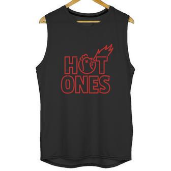 Classic Hot Ones Text Art Unisex Tank Top | Favorety CA