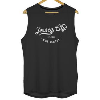 Classic Retro Vintage Jersey City New Jersey Unisex Tank Top | Favorety UK