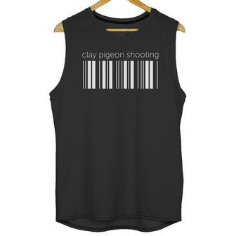 Clay Pigeon Shooting Lower Barcode Unisex Tank Top | Favorety UK