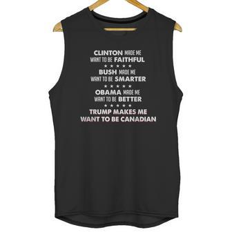 Clinton Made Me Want To Be Faithful Unisex Tank Top | Favorety UK