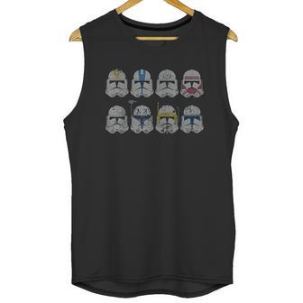 Clone Wars Clone Troopers Helmets Unisex Tank Top | Favorety