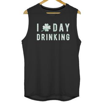 I Clover Day Drinking Funny Saint Patricks Day Patty Shamrock Unisex Tank Top | Favorety AU