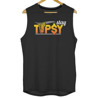 Cocktail Mixologist Barman Stay Tipsy Unisex Tank Top | Favorety CA