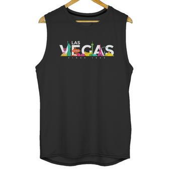 Colorful Las Vegas Nevada Las Vegas Trip Unisex Tank Top | Favorety UK