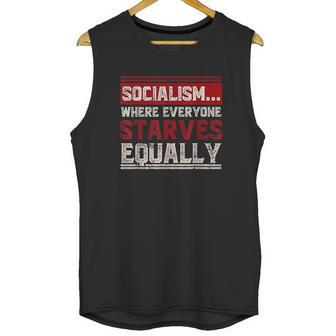 Communist Libertarian Capitalist Socialism Unisex Tank Top | Favorety CA