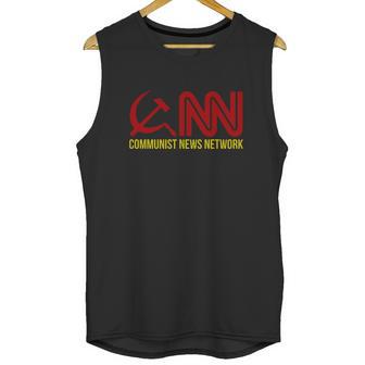 Communist News Network Trump Funny Unisex Tank Top | Favorety