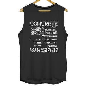 Concrete Whisper Construction Union Worker Labor Day Gift Graphic Design Printed Casual Daily Basic Unisex Tank Top | Favorety