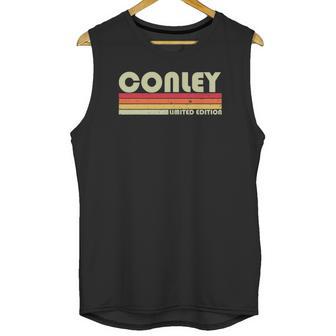 Conley Surname Funny Retro Vintage 80S 90S Unisex Tank Top | Favorety