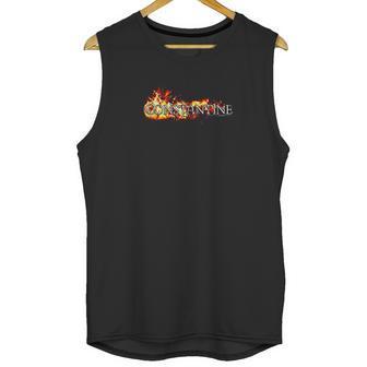 Constantine In Flames Unisex Tank Top | Favorety AU