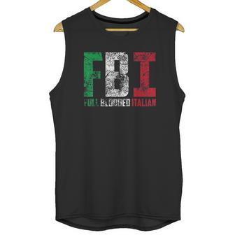 Cool Fbi Full Blooded Italian Unisex Tank Top | Favorety UK