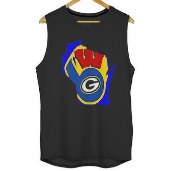 Cool Packers Brewers Badgers Unisex Tank Top | Favorety DE