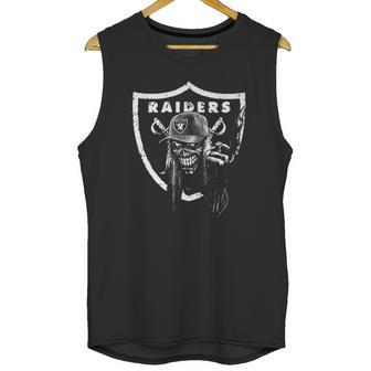 Cool Raiders Shirt With Eddie From Iron Maiden Unisex Tank Top | Favorety