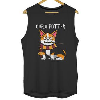 Corgi Potter Gift For Corgi Lovers Funny Pawter Dog Unisex Tank Top | Favorety AU