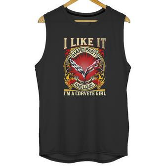 I Like It Corvette Girl Unisex Tank Top | Favorety CA