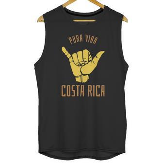 Costa Rica Pura Vida Shaka Surf Unisex Tank Top | Favorety CA