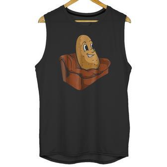 Couch Potato Funny Potato Television Sofa Cool Unisex Tank Top | Favorety