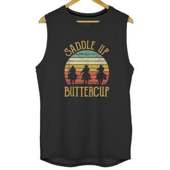 Cowboy Cowgirl Southern Western Saddle Up Buttercup Unisex Tank Top | Favorety