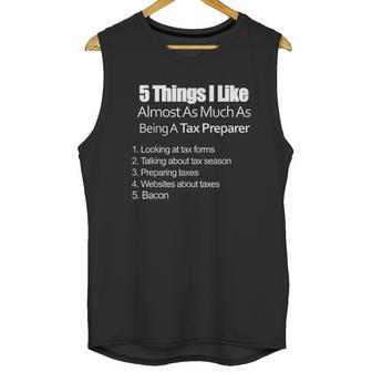 Cpa Accountant Tax Preparer Season Bacon Unisex Tank Top | Favorety DE