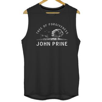 Crottsmills Print With John Prine Unisex Tank Top | Favorety UK