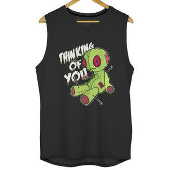 Cute Halloween Funny Halloween Day Thinking Of You Voodoo Graphic Design Printed Casual Daily Basic Unisex Tank Top | Favorety CA