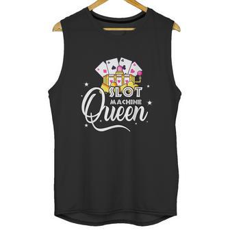 Cute Slot Machine Queen Funny Casino Gambling Unisex Tank Top | Favorety DE