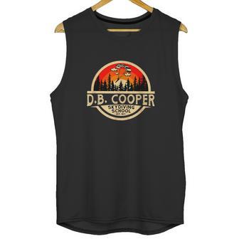 D B Cooper Robber Thief Parachute Skydiving School Est 1971 Retro Vintage Unisex Tank Top | Favorety CA