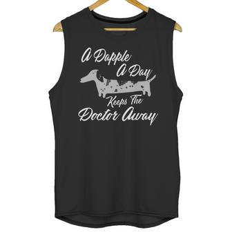 A Dapple A Day Keeps The Doctor Away Dachshund Unisex Tank Top | Favorety UK