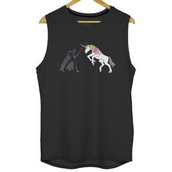 Darth Vader Vs Unicorn Unisex Tank Top | Favorety CA