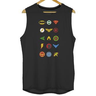 Dc Superheroes T-Shirt Unisex Tank Top | Favorety