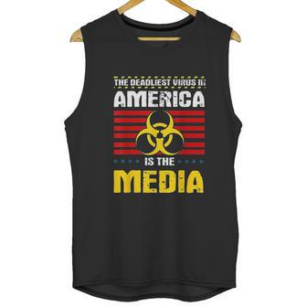 Deadliest In America Is The Media Toxic Fake News Unisex Tank Top | Favorety