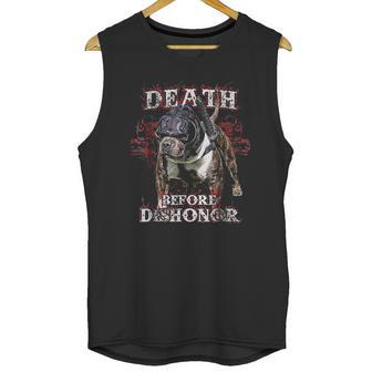 Death Before Dishonor Samurai Paco American Bully Unisex Tank Top | Favorety CA