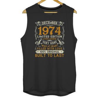 December 1974 45 Years Old 47Th Birthday Gifts Unisex Tank Top | Favorety UK