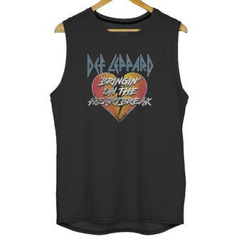 Def Leppard 1977 English Rock Band Bringin Heartbreak Black Unisex Tank Top | Favorety UK