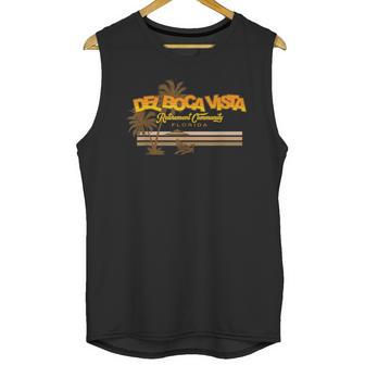 Del Boca Vista Retirement Community Retro Vintage Unisex Tank Top | Favorety AU