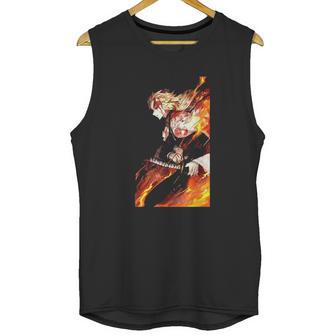 Demon Slayer Graphic Flame Unisex Tank Top | Favorety DE