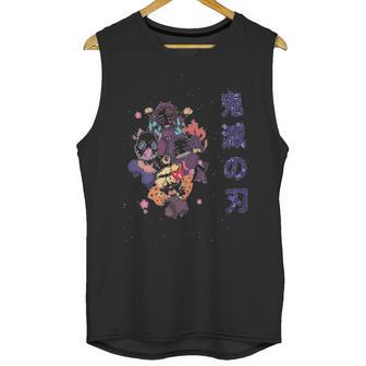 Demon Slayer Kimetsu No Yaiba Nezuko Zenitsu Tanjiro Inosuke Unisex Tank Top | Favorety UK