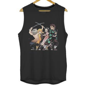 Demon Slayer Main Characters Unisex Tank Top | Favorety AU