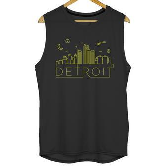 Detroit City Silhouette Unisex Tank Top | Favorety UK