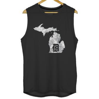 Detroit Michigan Motor City Midwest D Mitten Unisex Tank Top | Favorety AU