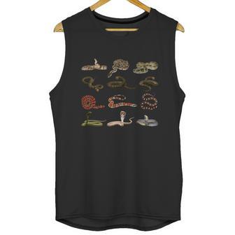 Different Types Of Snakes Boys Kids Girl Educational Serpent Gift Unisex Tank Top | Favorety AU