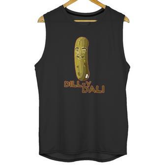 Dilly Dali Pickle Salvador Funny Artist Graphic Graphic Unisex Tank Top | Favorety AU