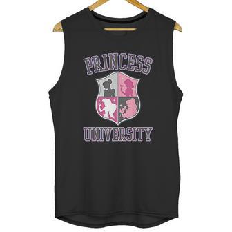 Disney Princess University College Text Logo Unisex Tank Top | Favorety CA