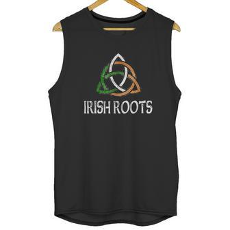 Distressed Irish Roots Celtic Knot Unisex Tank Top | Favorety CA