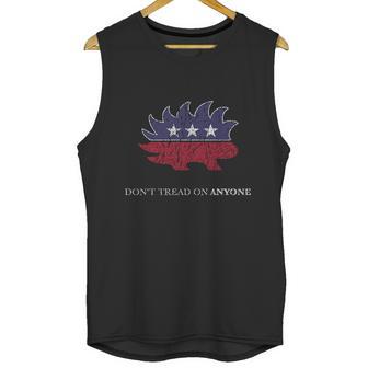 Distressed Porcupine Libertarian Shirt Unisex Tank Top | Favorety DE