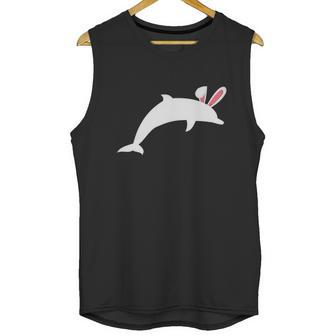 Dolphin Easter Bunny T-Shirt For Dolphin Lovers Unisex Tank Top | Favorety CA