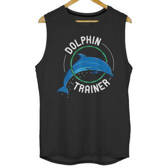 Dolphin Trainer Animal Tamer Gift Marine Mammal Trainer Unisex Tank Top | Favorety UK