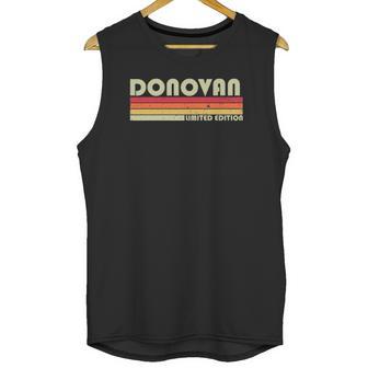 Donovan Surname Funny Retro Vintage 80S 90S Birthday Reunion Unisex Tank Top | Favorety UK