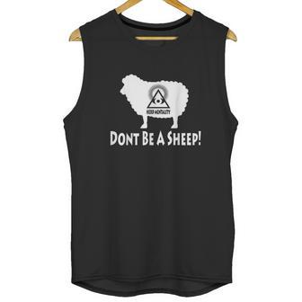 Dont Be A Sheep Illuminati Unisex Tank Top | Favorety CA