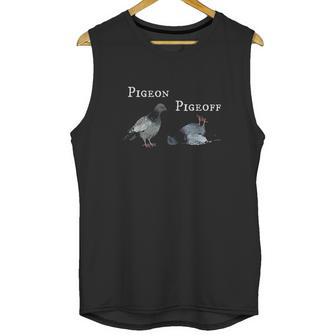 Dove Pigeon Pigeoff On Off Unisex Tank Top | Favorety AU